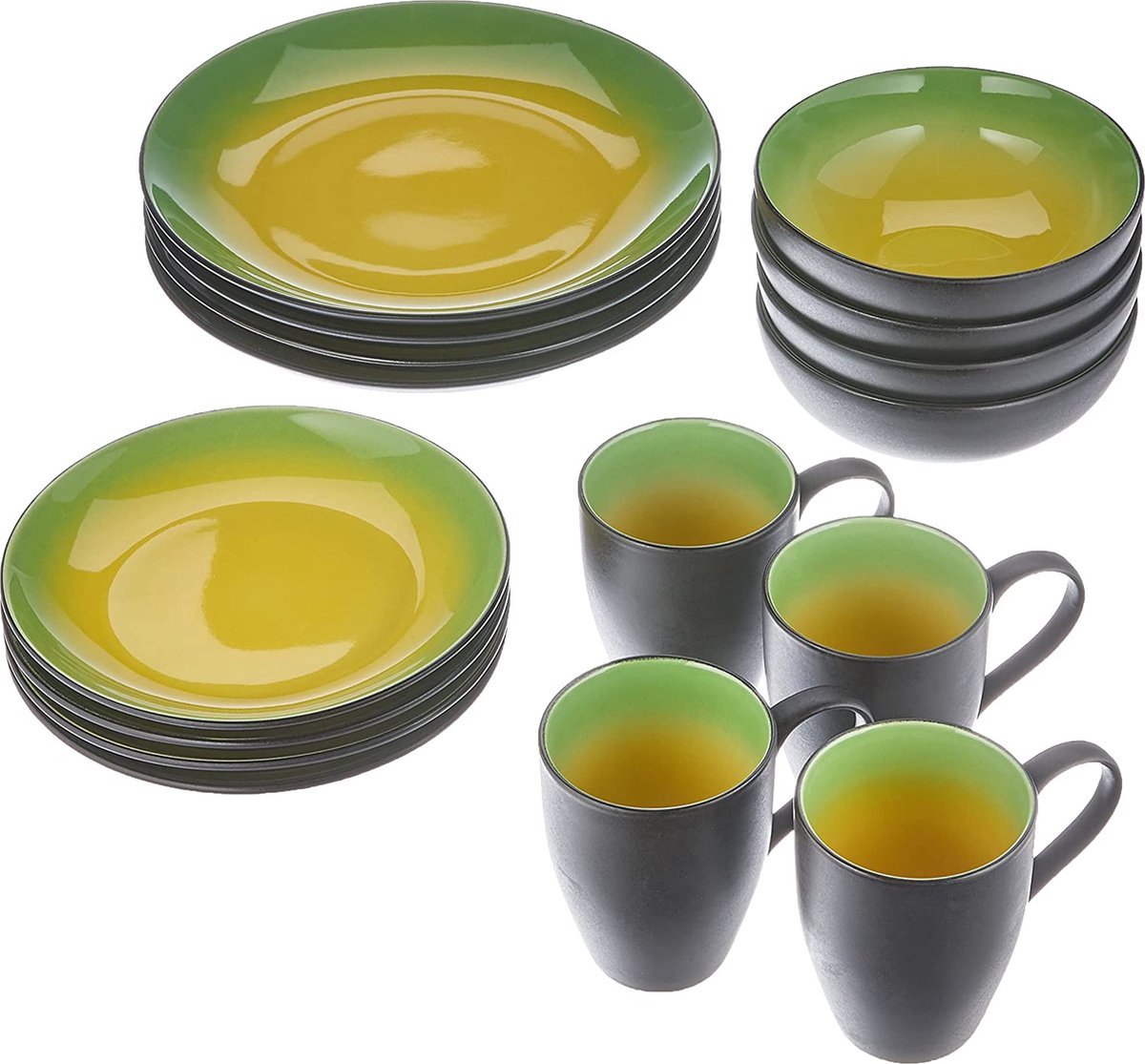 Thuys – Serviesset – Duurzaam Borden Mokken Kommen –Tableware Set