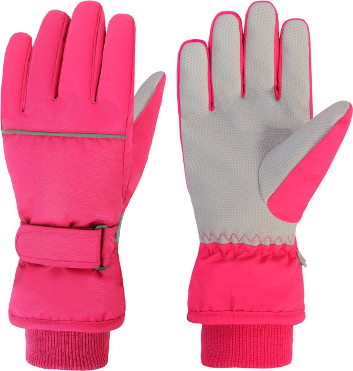 Winterhandschoenen（ warme skihandschoenen waterdicht en winddicht verdikt wintertijd handschoenen geschikt voor meisjes（ 8-10 jaar） One Size