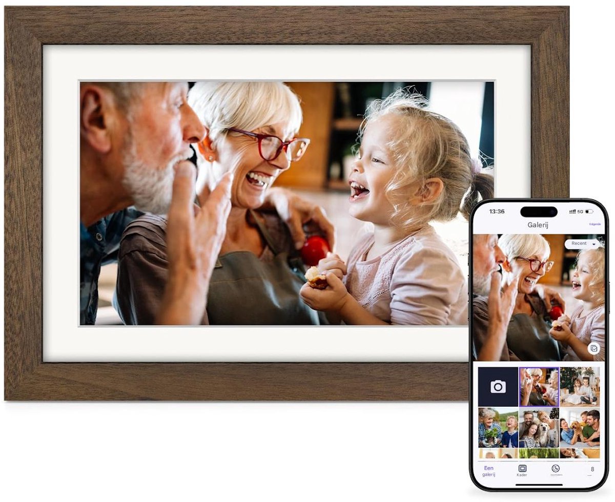 Digitale Fotolijst 10.1 Inch - Digitale Fotolijsten - Hd+ - Digitale - €87,99