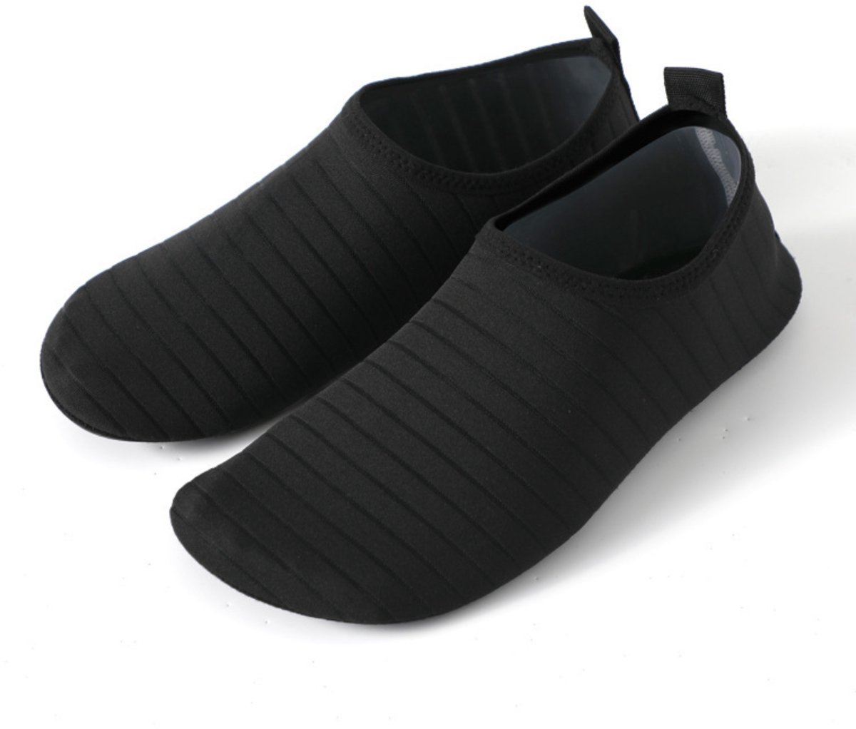RAMBUX® Waterschoenen Unisex - Zwemschoenen Dames & Heren - Aqua Shoes - Antislip Zool - Sneldrogend - Strand & Zwembad - Maat 38/39 - Zwart