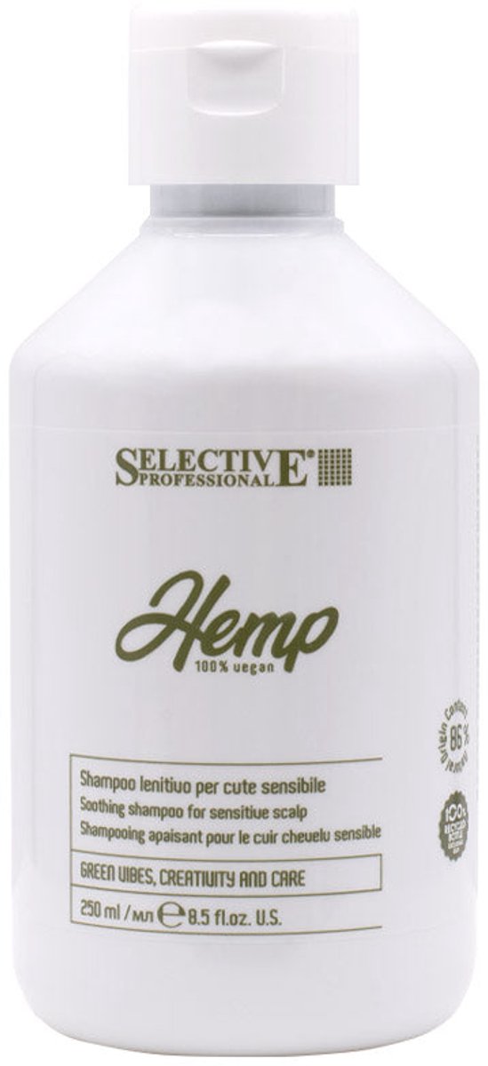 Selective Professional Hemp Lenitive Shampoo250ml - soothing shampoo for sensitive scalp