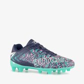 Dutchy FG kinder voetbalschoenen blauw roze - Maat 35 - Uitneembare zool