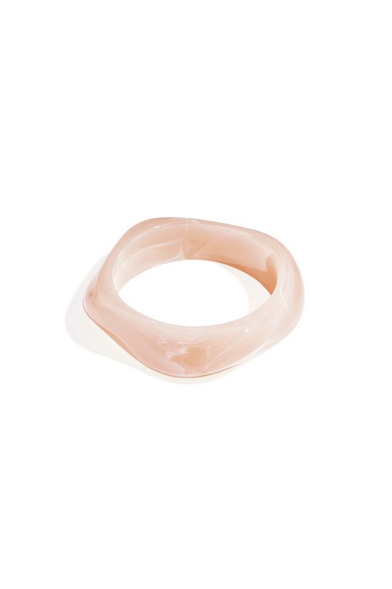 Yehwang - Bracelet - Jonc - Rose clair - Rose - Acrylique