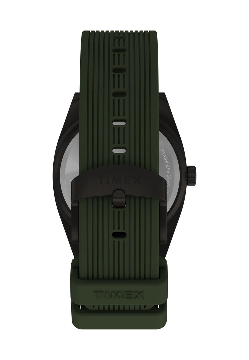 Timex Expedition® Capstone Quartz Analoog Horloge Groen Kast: 100% Laag Lood Messing | Armband 100% Siliconen 39 mm TW2Y18000AJ