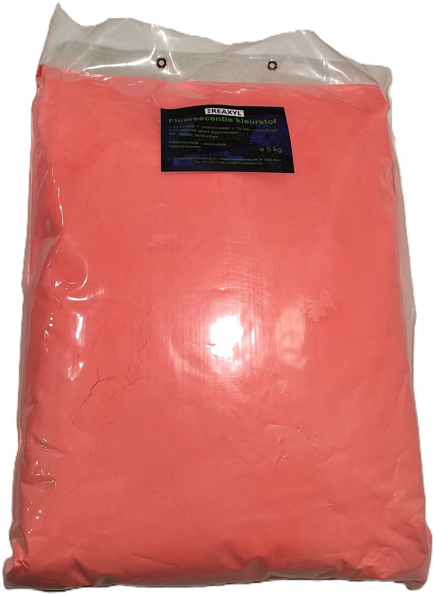 Reaxyl Fluorescentiekleurstof poeder voor lekdetectie 5 kg roze