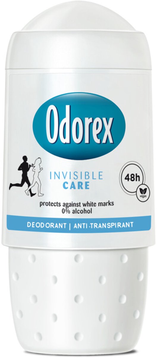 Bol.com Odorex Deodorant Roller Invisible Care - 3 x 50 ml - Voordeelverpakking aanbieding