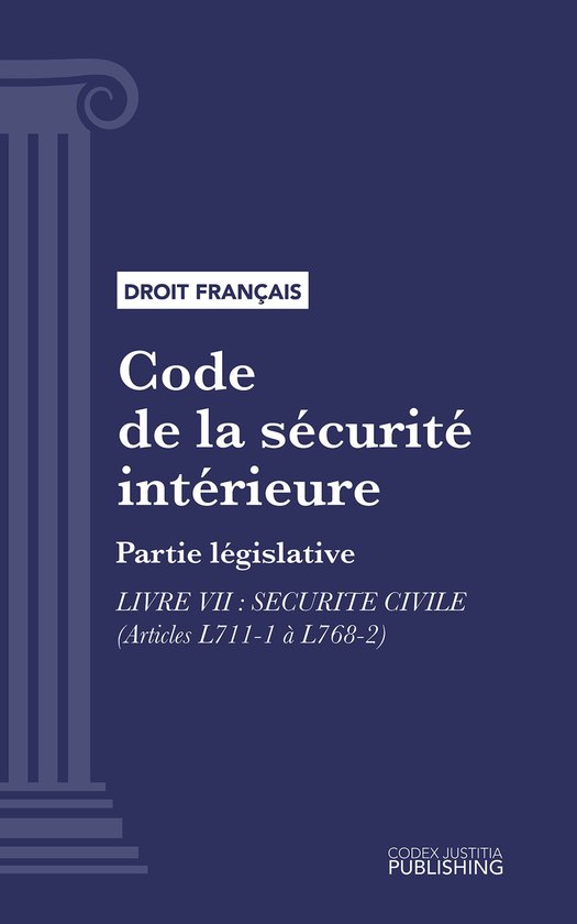 Code de la sécurité intérieure - cover