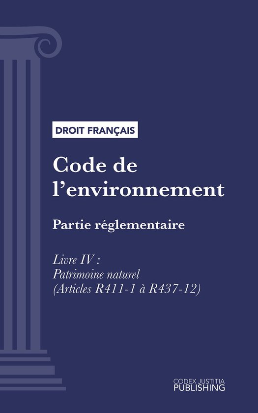 Code de l'environnement - cover