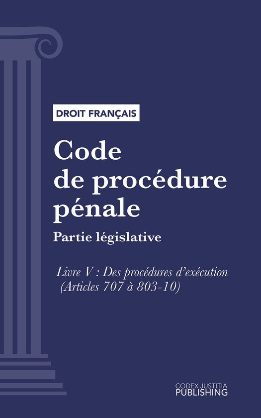 Code de procédure pénale - cover