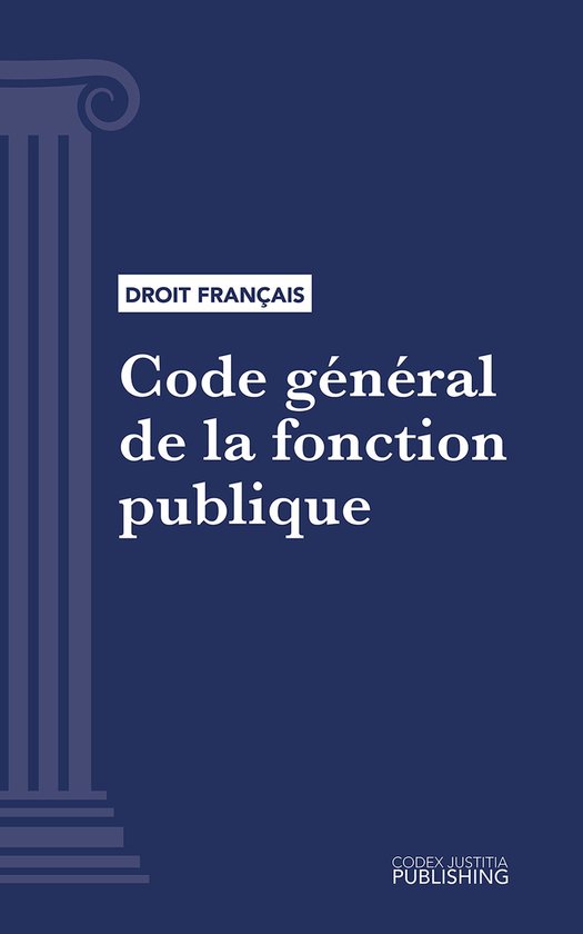 Code général de la fonction publique - cover
