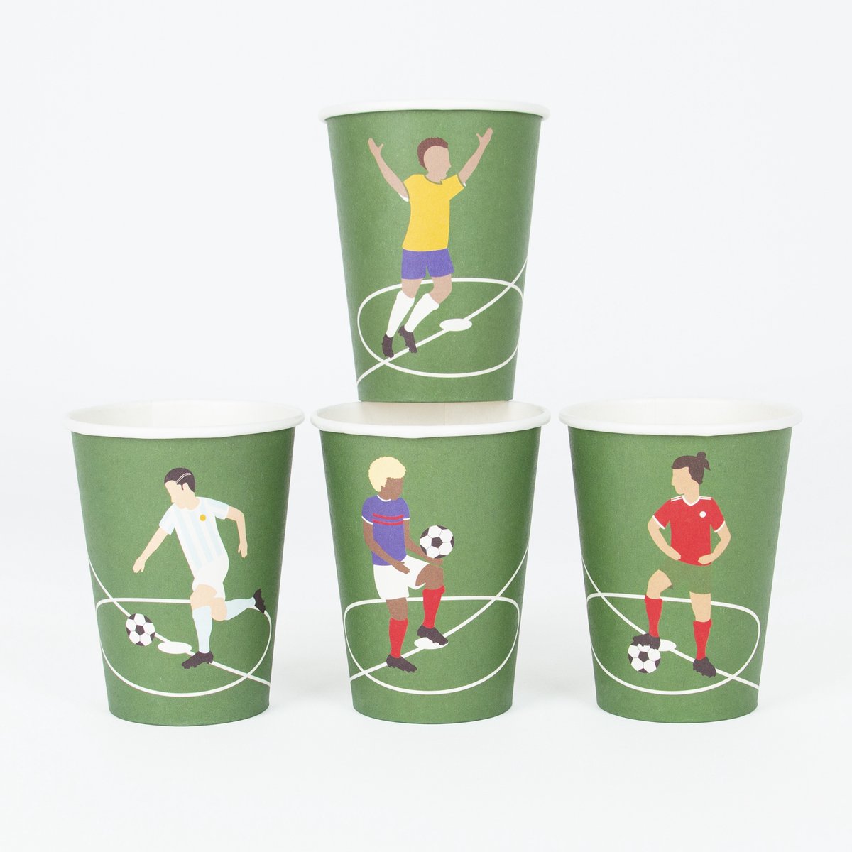 Feest set thema voetbal (6 pers.)