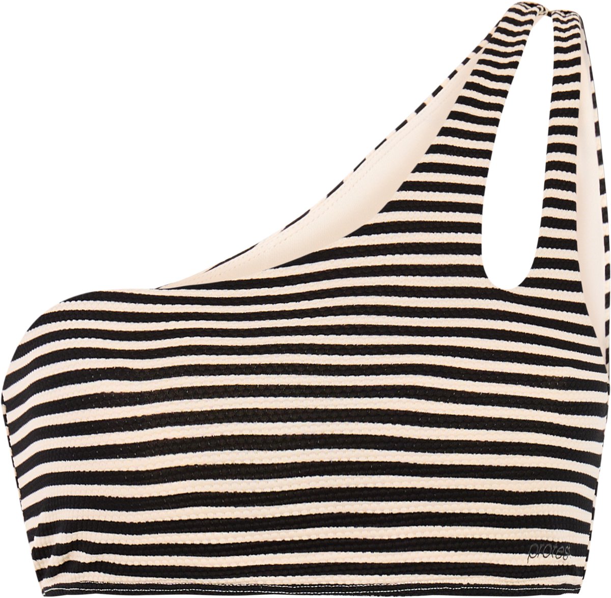 Protest MIXMarlee - Bikini top Dames - One shoulder - Normale pasvorm - Uitneembare vulling - Crème
