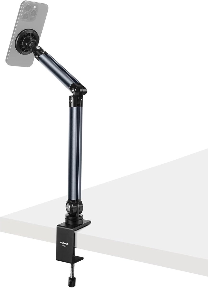 Famanu – Magnetische bureau en bed telefoonhouder verstelbaar voor handsfree gebruik