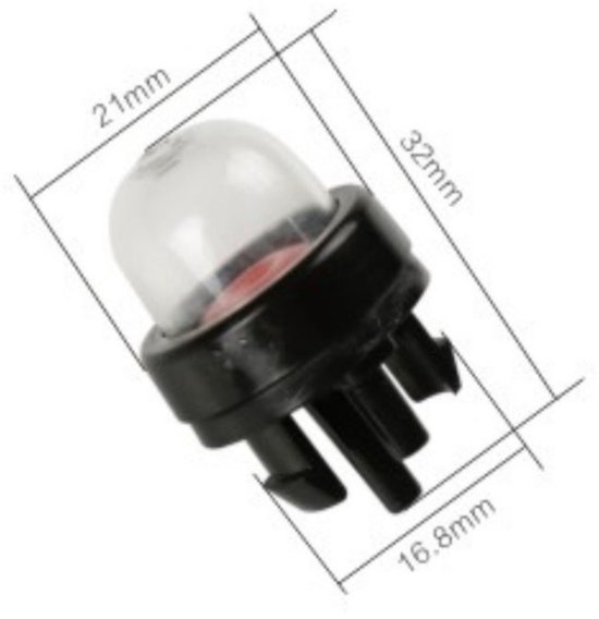 EXCITAT Starterlamp - Kettingzaagoliebel - Carburateuroliebel - Geschikt voor kettingzaagcarburateurs, blowers met ratelprimersysteem van EXCITAT — afbeelding 3