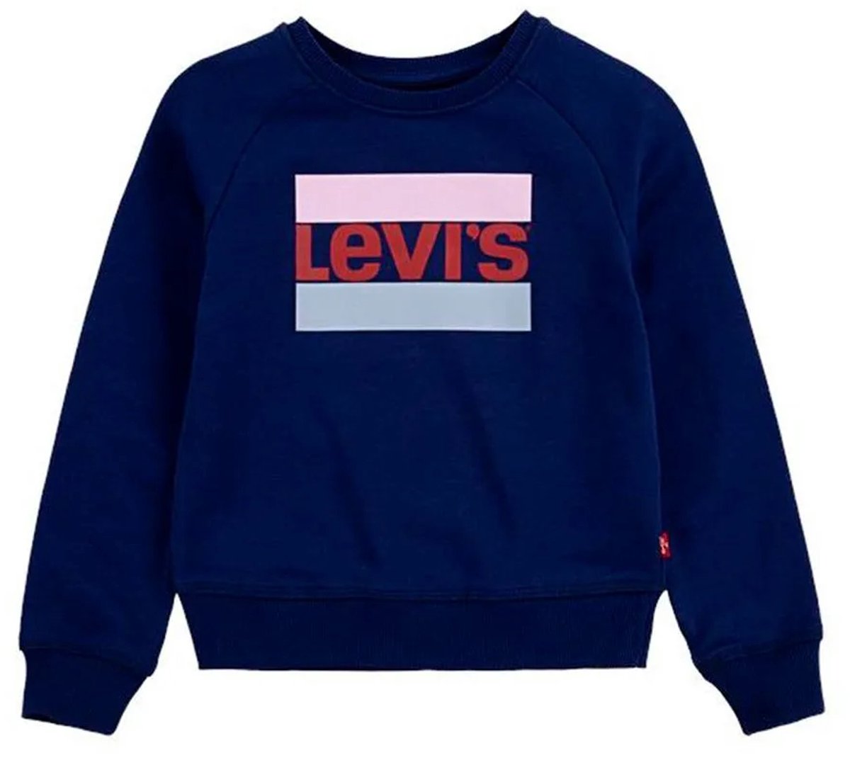 Levi´s ® Kids Batwing Crewneck Sweatshirt 24 Months Meisjes Blauw