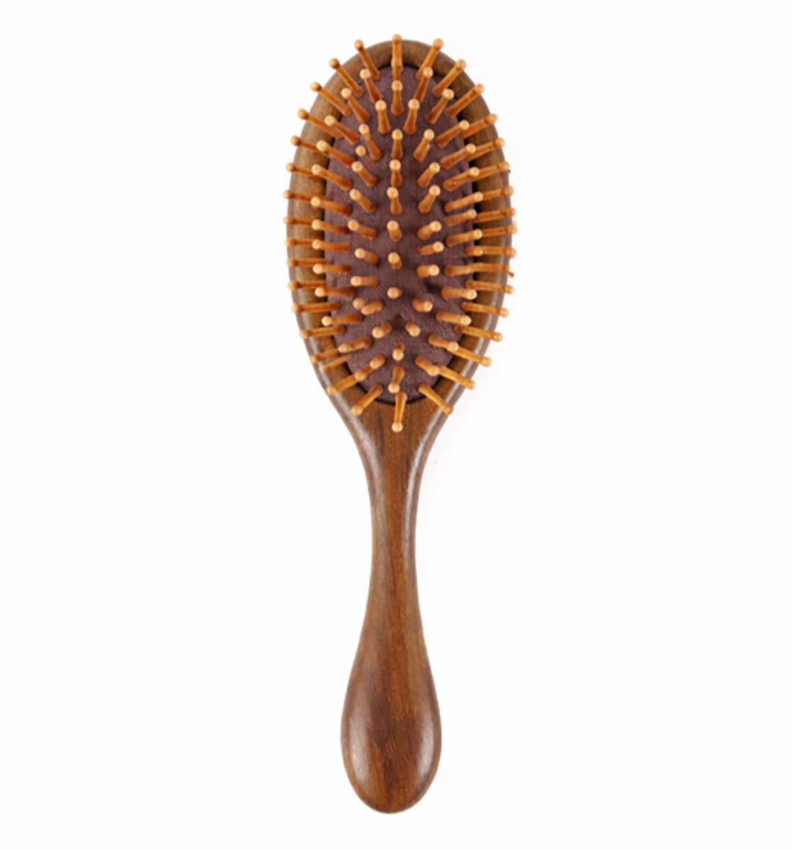Houten Haarborstel – Antiklit – Met Luchtkussen – Hoofdhuidmassage – Voor Alle Haartypes