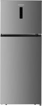 Heinner HF-HM415NFINVSD Koel-vriescombinatie 415 L – Full No Frost – Inverter – Elektronische Bediening met Touch Display – Superkoelfunctie – Zilver – 5 Jaar Garantie