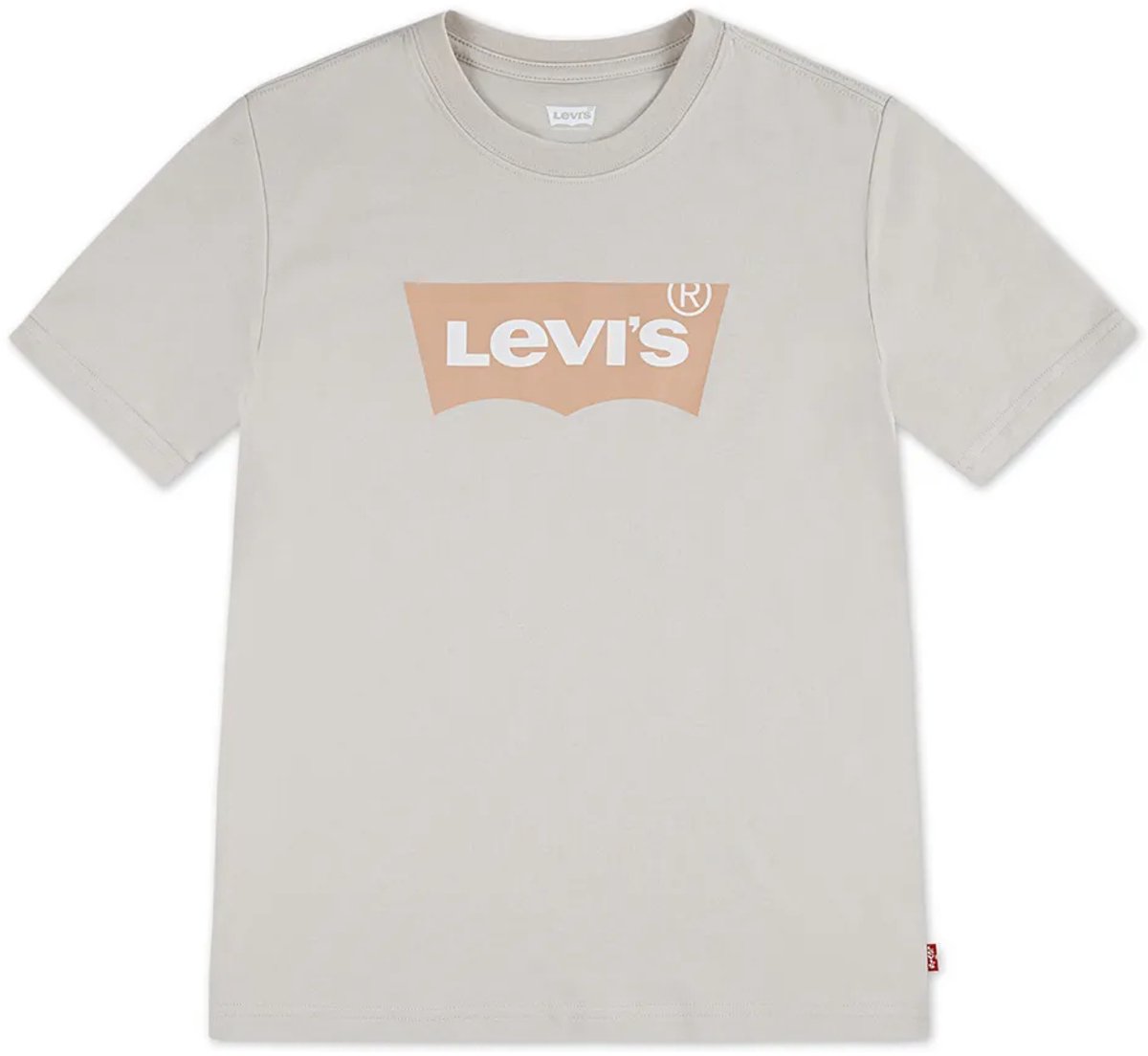 Levi´s ® Kids Batwing T-shirt Met Korte Mouwen Beige 2 Years Jongen