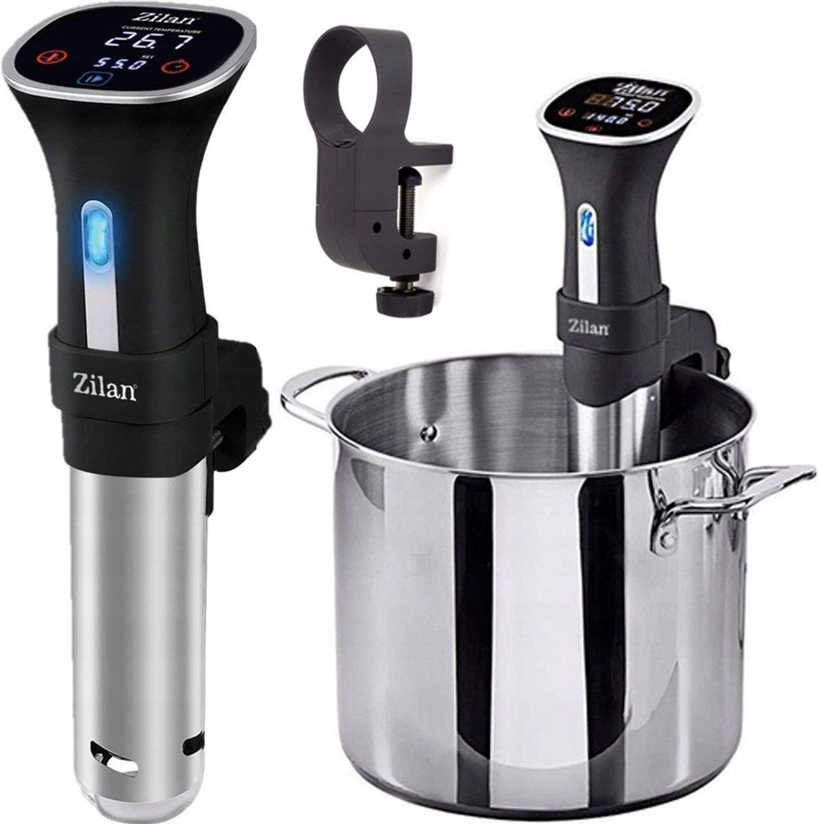 Zilan Sous Vide Stick – 800W Precisie Koker met LED Touchscreen – Elektrische Sous-vide Cooker met Nauwkeurige Temperatuur & Timer