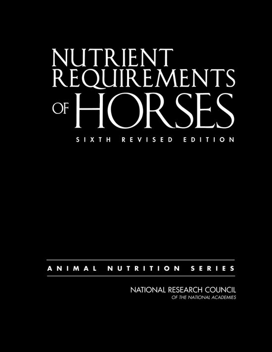 Nutrient Requirements of Animals- Nutrient Requirements of H ... - cover