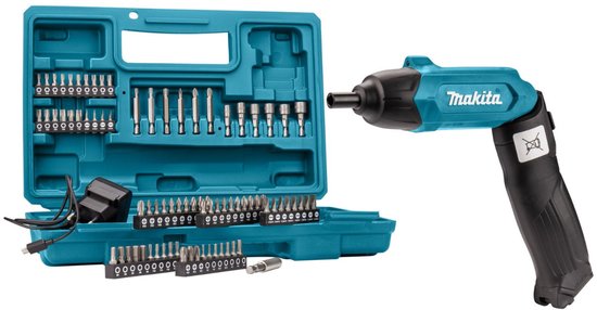 Makita DF001DW Accu Schroefmachine - 3,6 V - Incl. 81 accessoires