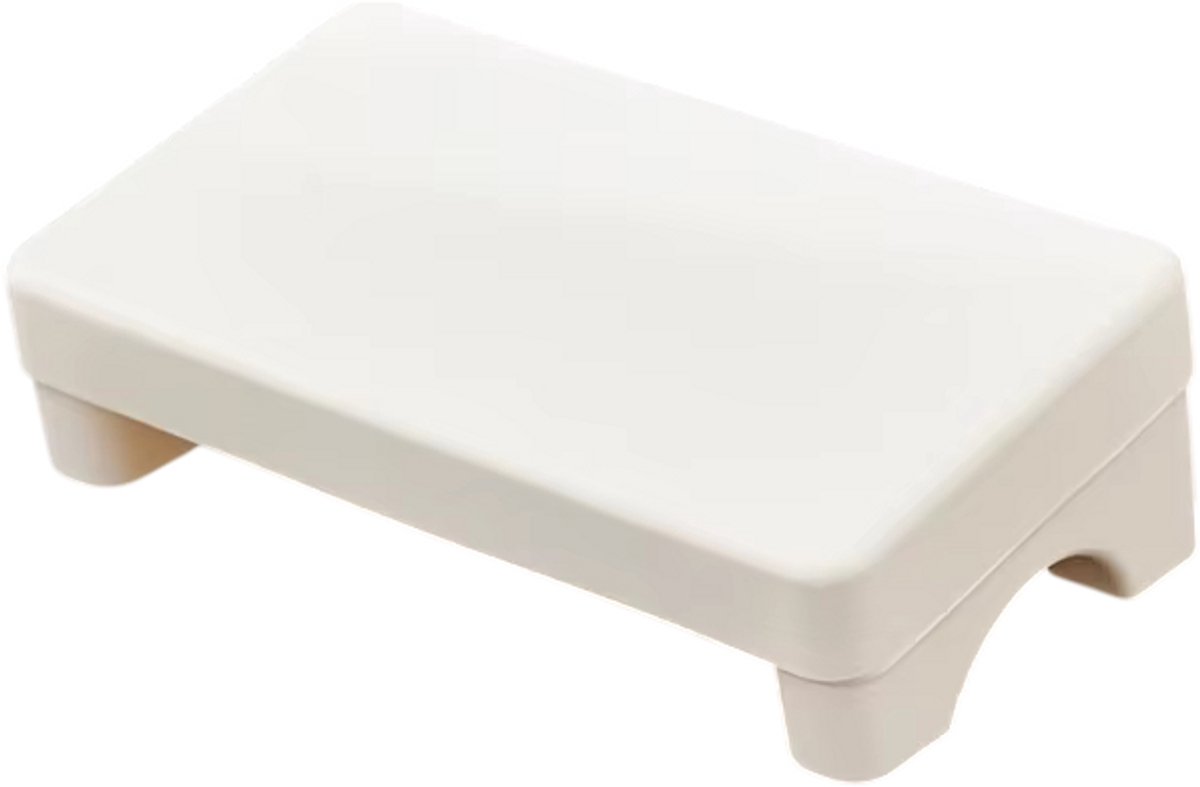 Ergonomische Voetensteun voor Bureau – Voetsteun Onder Bureau – Voetenbankje voor Kantoor & Thuis – Comfortabel, Ruimtebesparend en Ondersteunt Juiste Zitpositie - Wit van rimmo