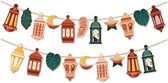 LUQ – Ramadan Slinger Decoratief – Multikleur – Islamitische Feest Versiering – Direct Ophangen