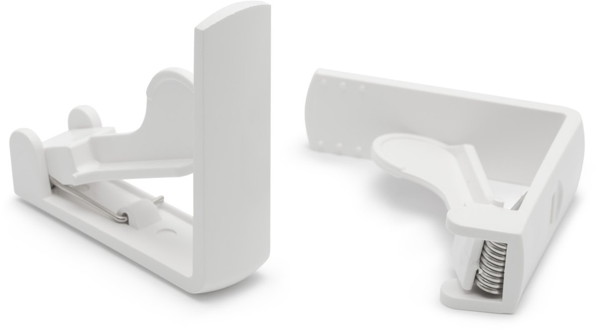 Tafelkleed Klemmen Set – Tafelkleed Clips Tegen Wegwaaien – Wit – Set Van 4 Stuks – Voor Binnen En Buiten – Geschikt Voor Tuin, Balkon En Picknicktafel [11524WH]