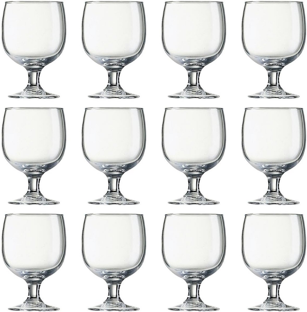 Stapelbare Gehard Glazen 25CL - Set van 12