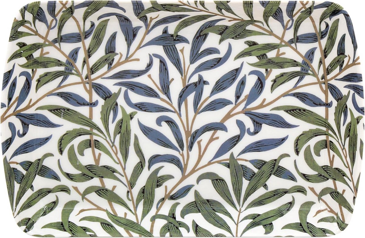 Kleine Melamine Dienblad Duurzaam Schotel Tak Natuur Blad Gebladerte
