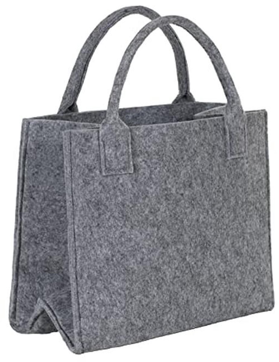 Vilten Boodschappentas en Opbergtas - 35 x 20 x 28 cm