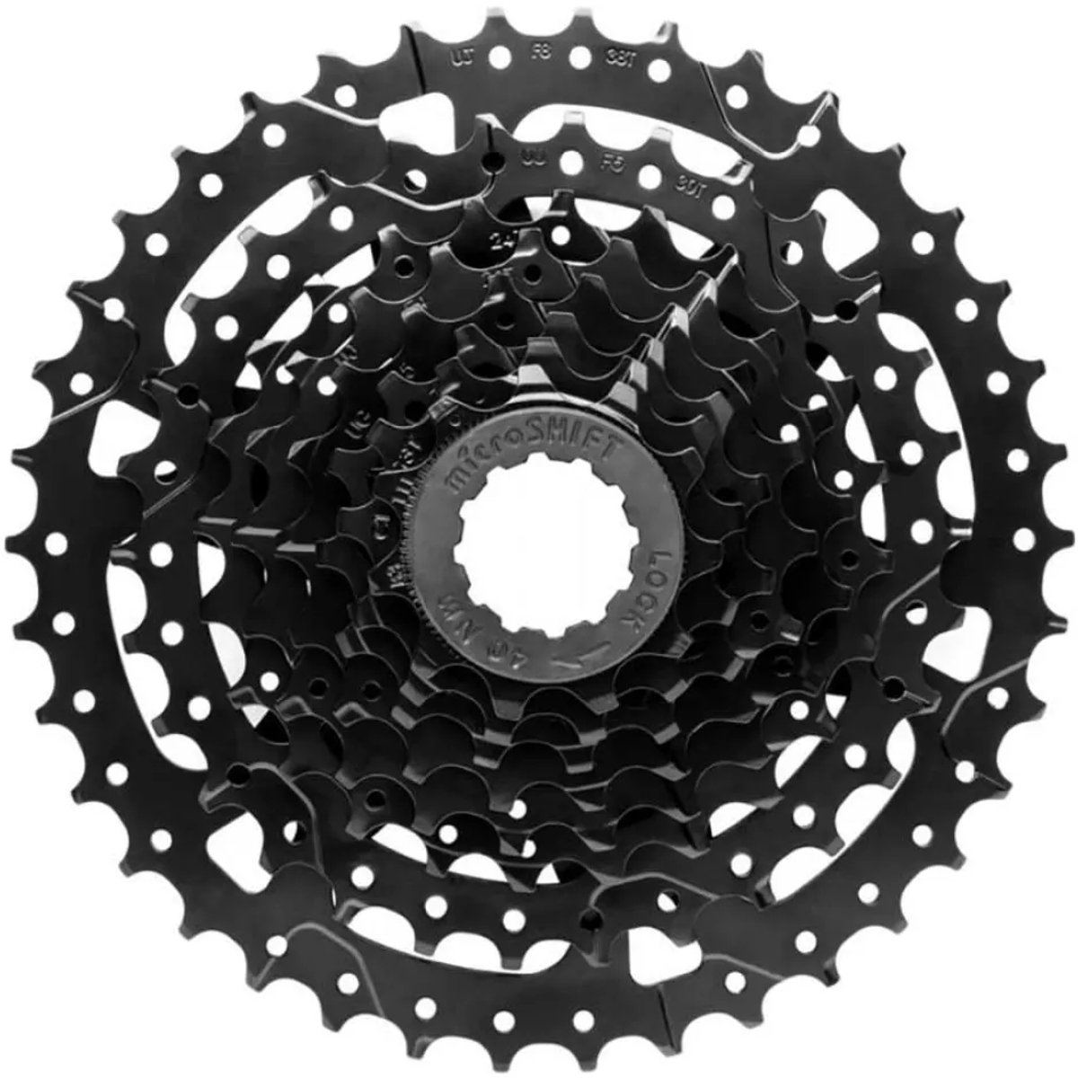 Microshift Acolyte Fietscassette Zilver 8s / 12-42t