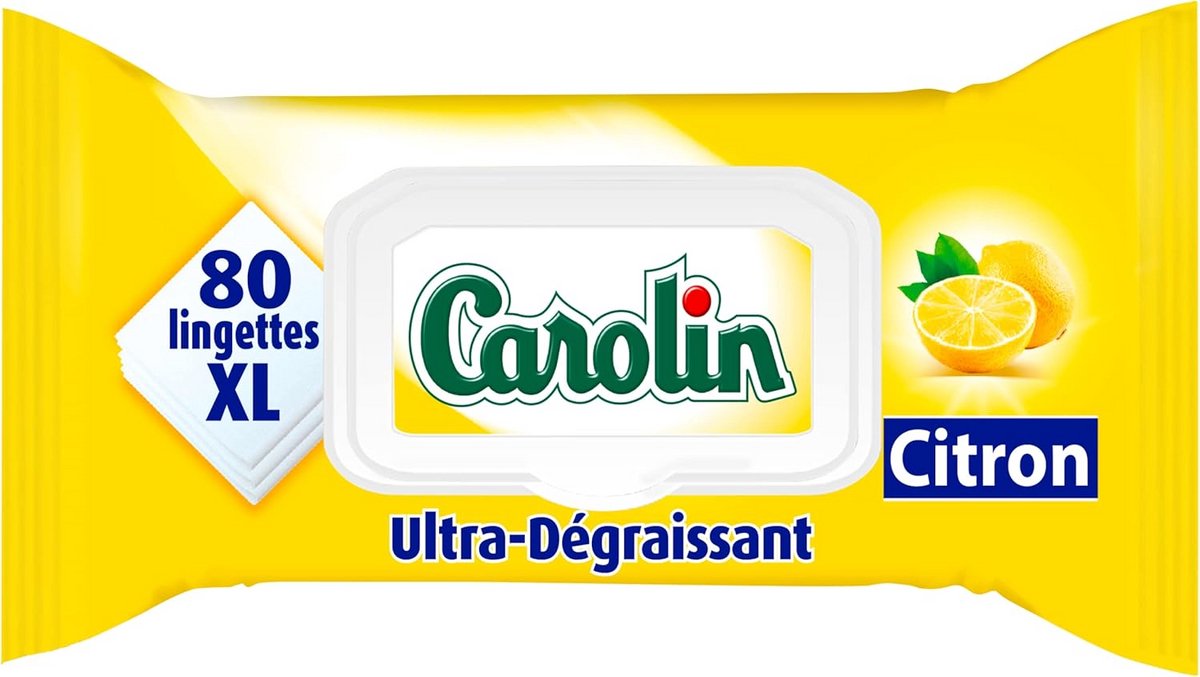 Ultra Ontvettingsdoekjes Lemon - 80 Stuks