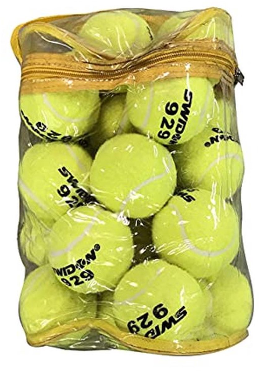 Tennisballen met Hoog Veerkracht en Tas - 24 Stuks