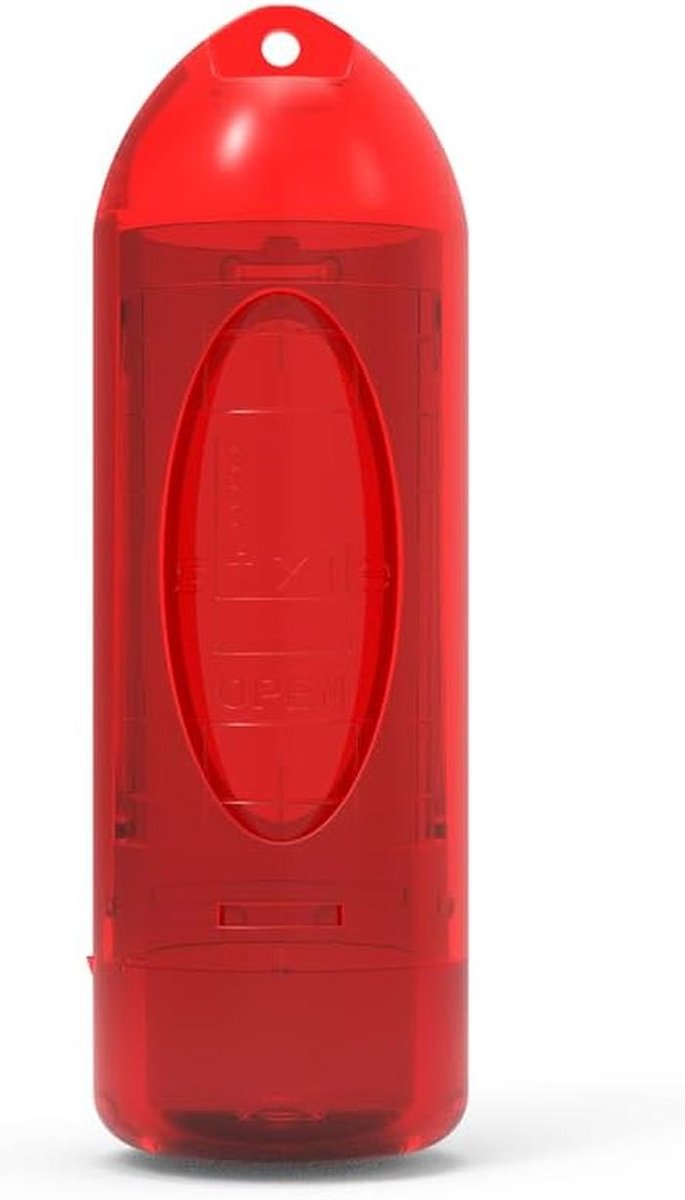 Lipstock Clear Red - Stevige Lichtgewicht Case voor Soft Tip Punten