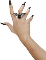 WIDMANN - Gothic vleermuis ring voor volwassenen - Accessoires > Sieraden