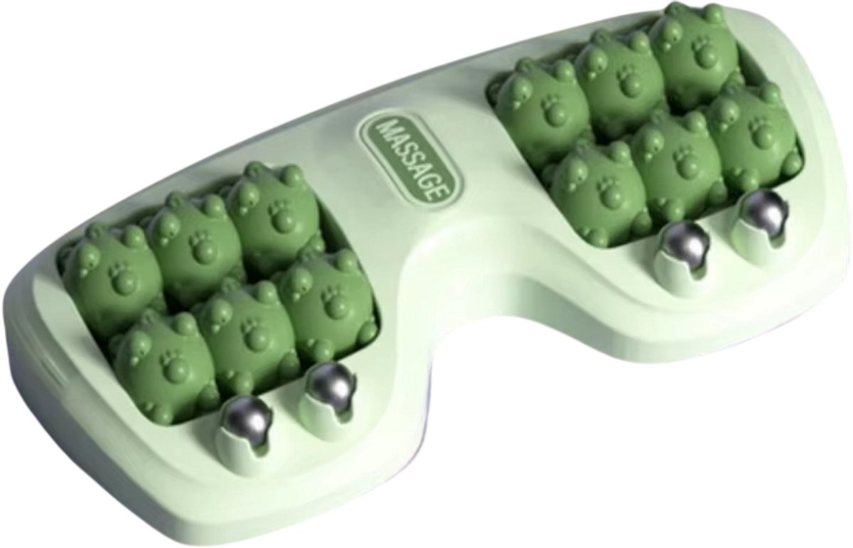 Reflexologie Voetmassage Apparaat met Magnetische Kralen – Acupressuur & Voetmassage voor Diepe Ontspanning, Stressvermindering en Thuis Wellness- GROEN