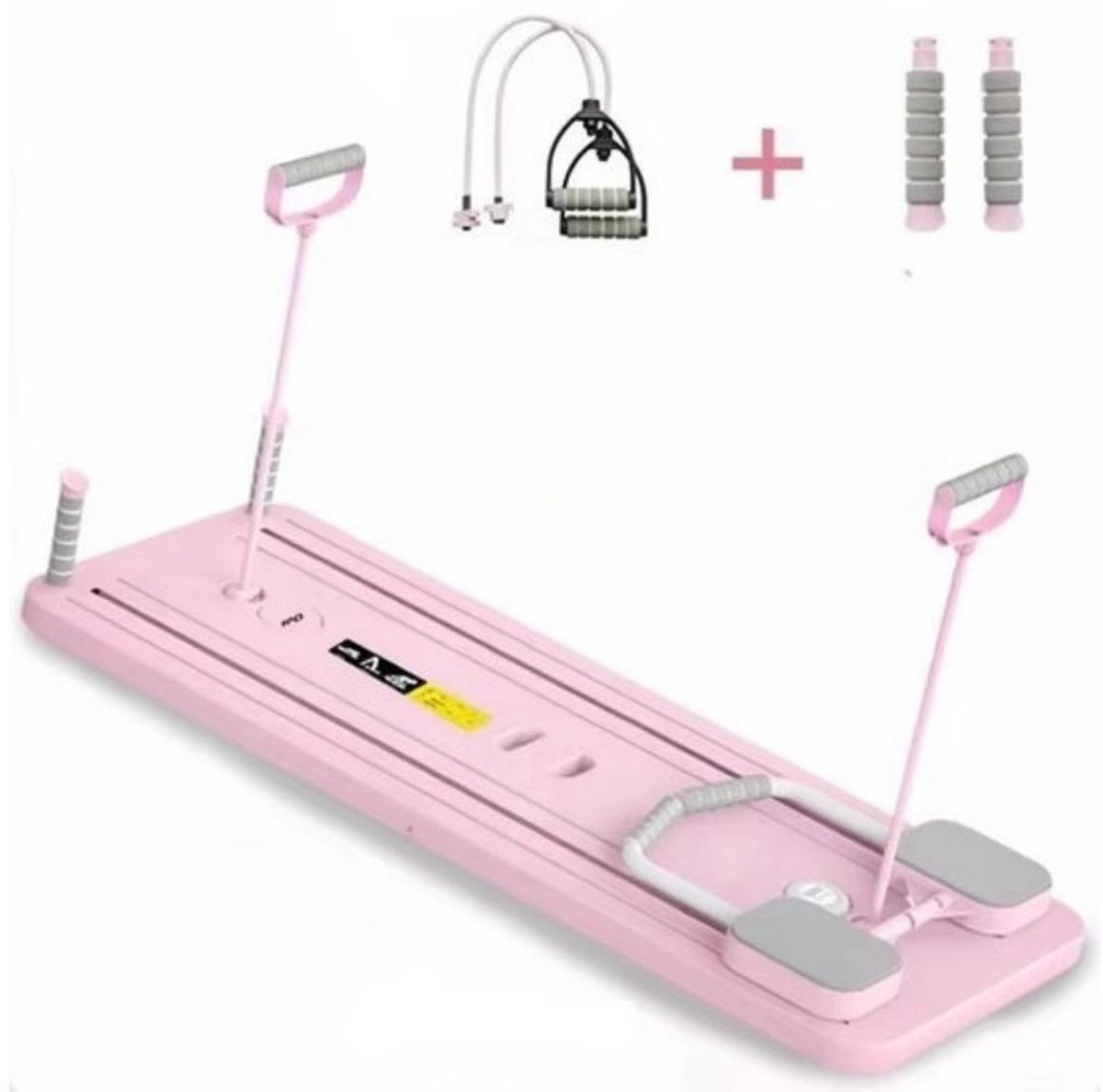 Pilates board - Pilates Reformer - Reformer Board - Buikspiertraner - Opbouwbare Pilates Set - Home Workout - Multi-functioneel Fitness Board - Pilates - €59,95