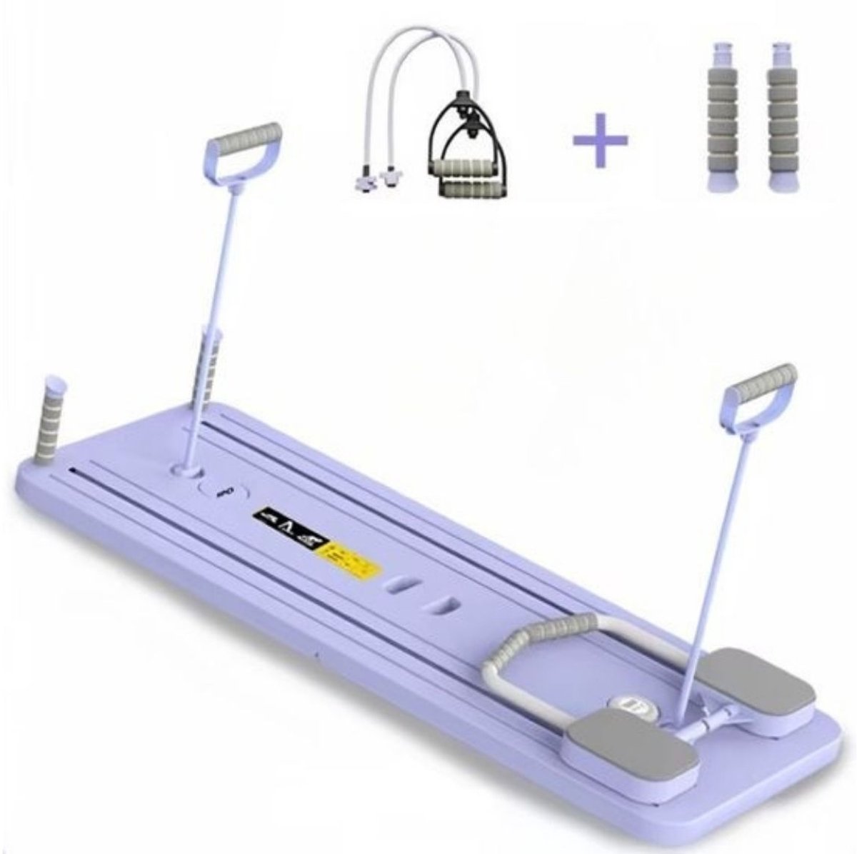 Pilates board - Pilates Reformer - Reformer Board - Buikspiertraner - Opbouwbare Pilates Set - Home Workout - Multi-functioneel Fitness Board