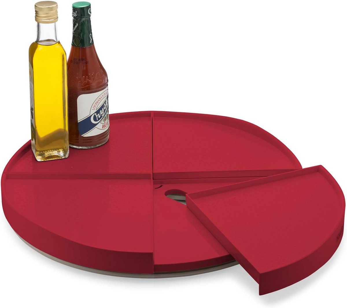 Draaitafel met Uitschuifbare Planken en Antislipvoetjes - Ideaal voor Keukenorganisatie