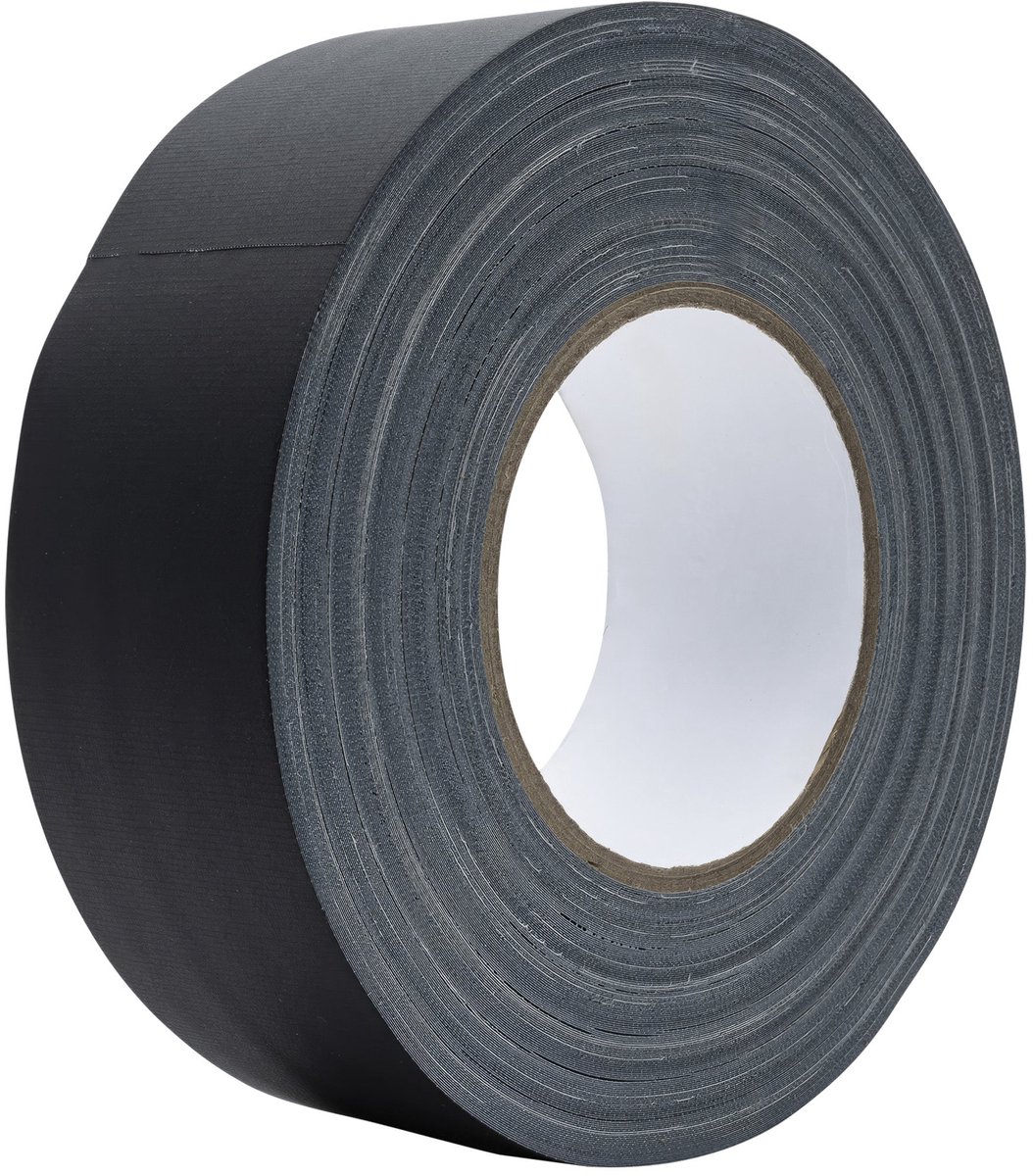 Showgear MegaTape Gaffertape UT80 50 mm x 50 m, zwart