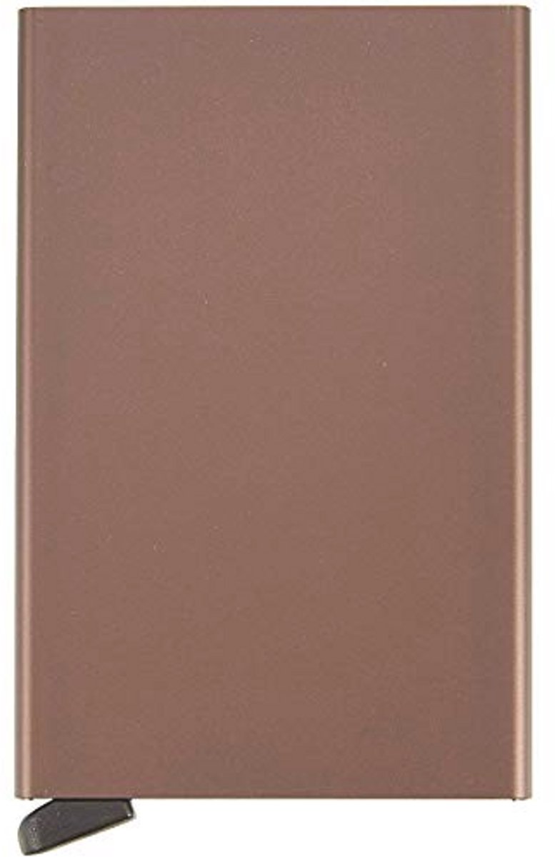 Bruine Pasjeshouder 10.2 cm - Compacte en Veilige Bescherming voor je Pasjes