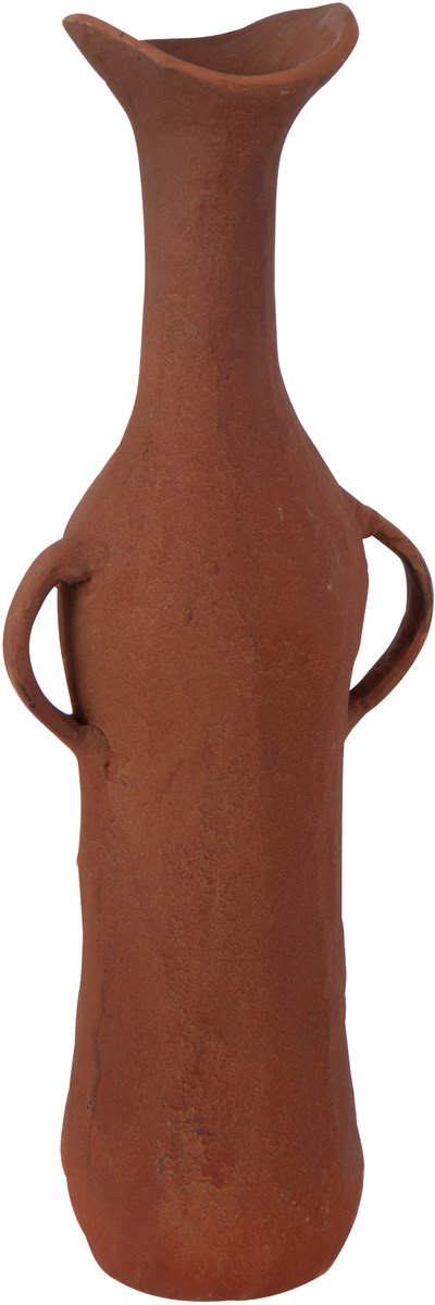 J-Line vaas - aluminium - terracotta - small