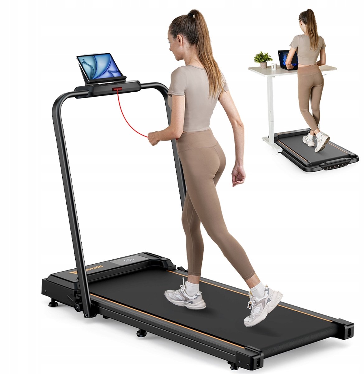 Formill FT51 Loopband voor Thuis – 1-10 km/u - 38x100cm - 120kg - LED - Draadloze Afstandsbediening
