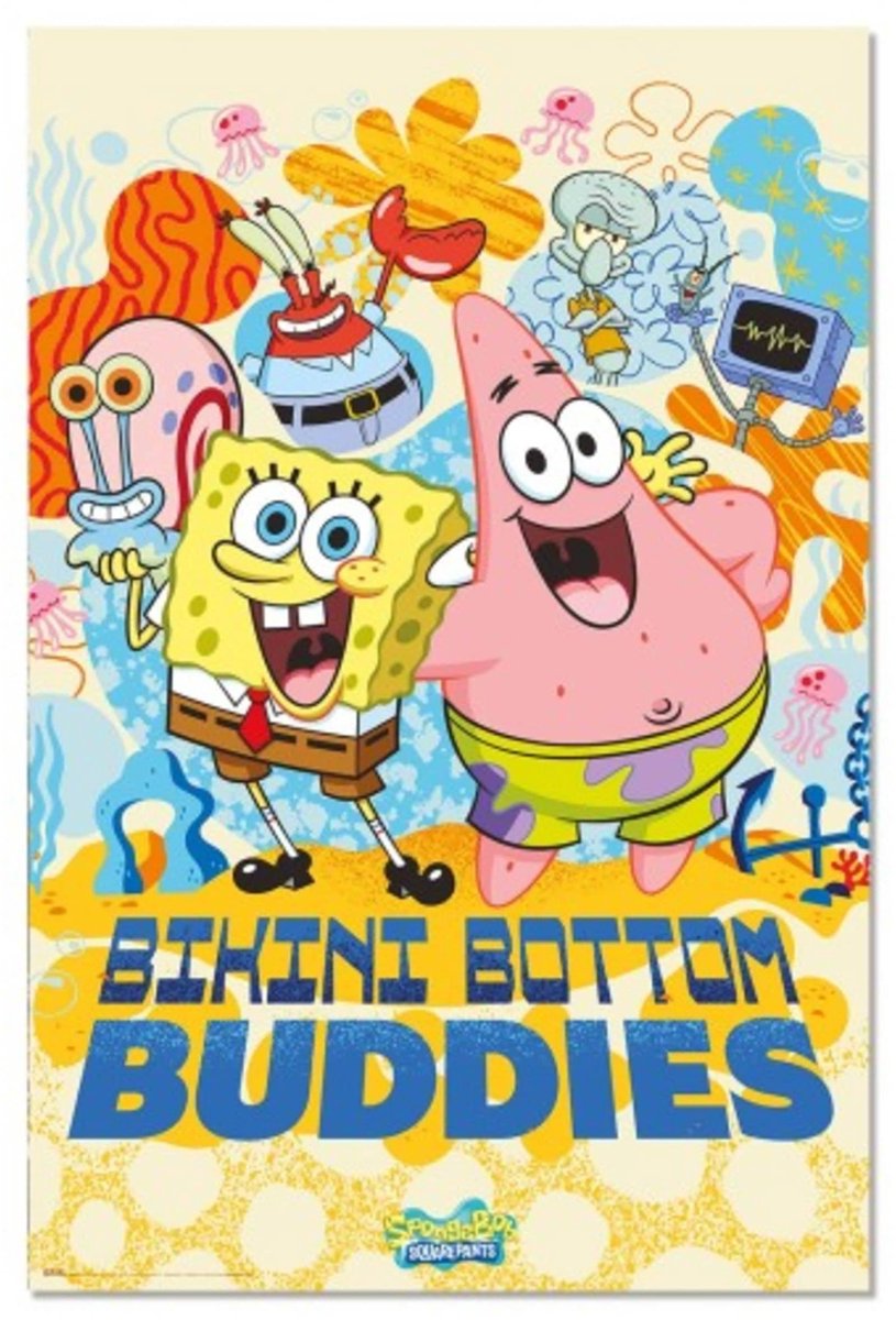 Grupo Erik Poster Spongebob Squarepants 61x91,5cm Divers