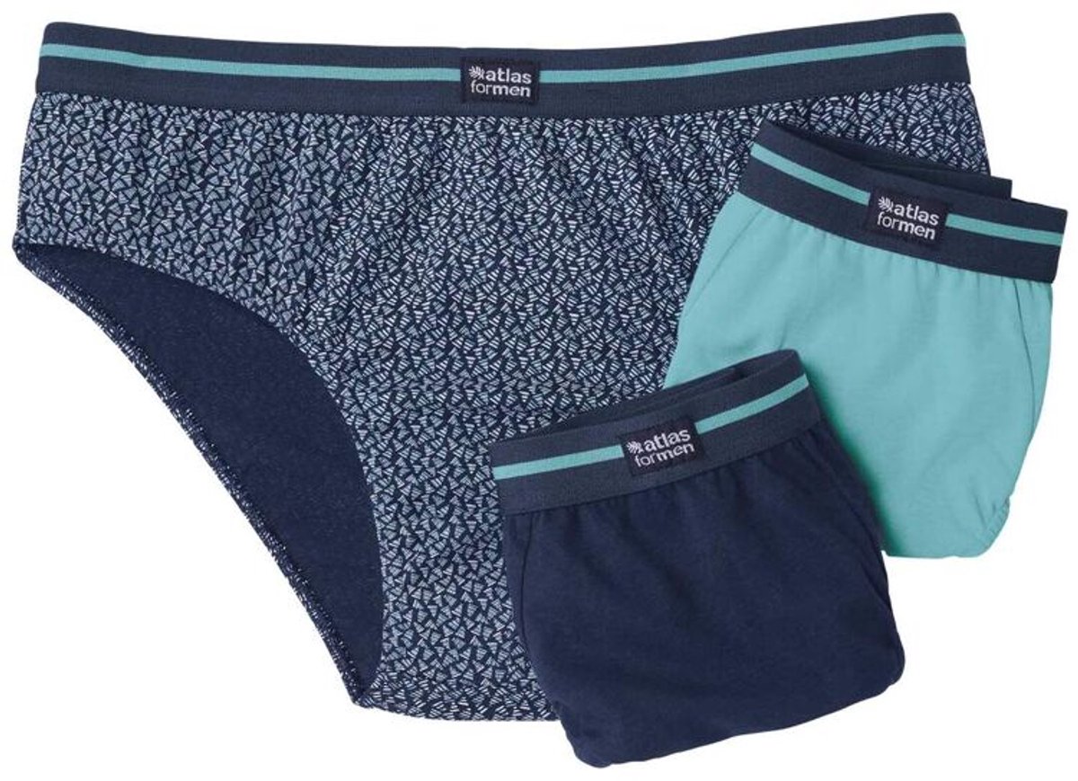 ATLAS FOR MEN - Set van 3 onderbroeken Atlas For Men® - Heren - Verkrijgbaar in grote maten - 5XL