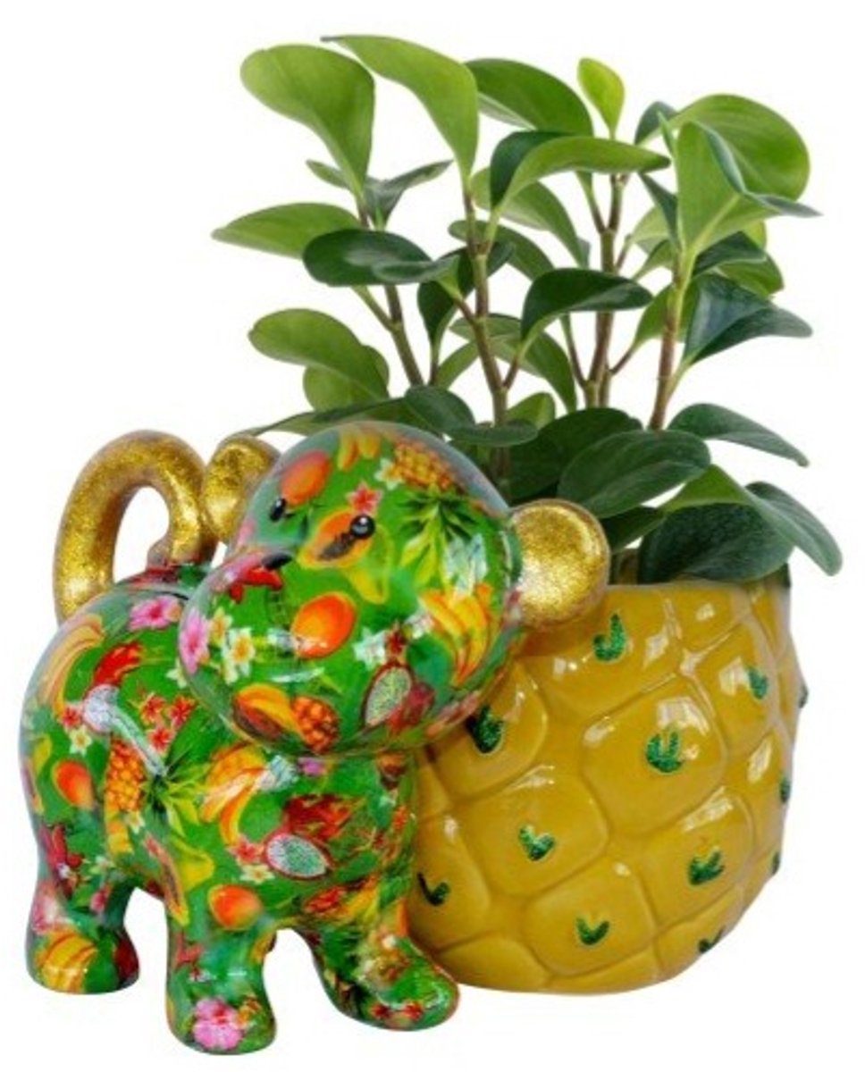 Pomme Pidou - Bloempot - Aap Bubbles - Medium - 001 (L22,2xD19,5xH16,5 CM - keramiek)