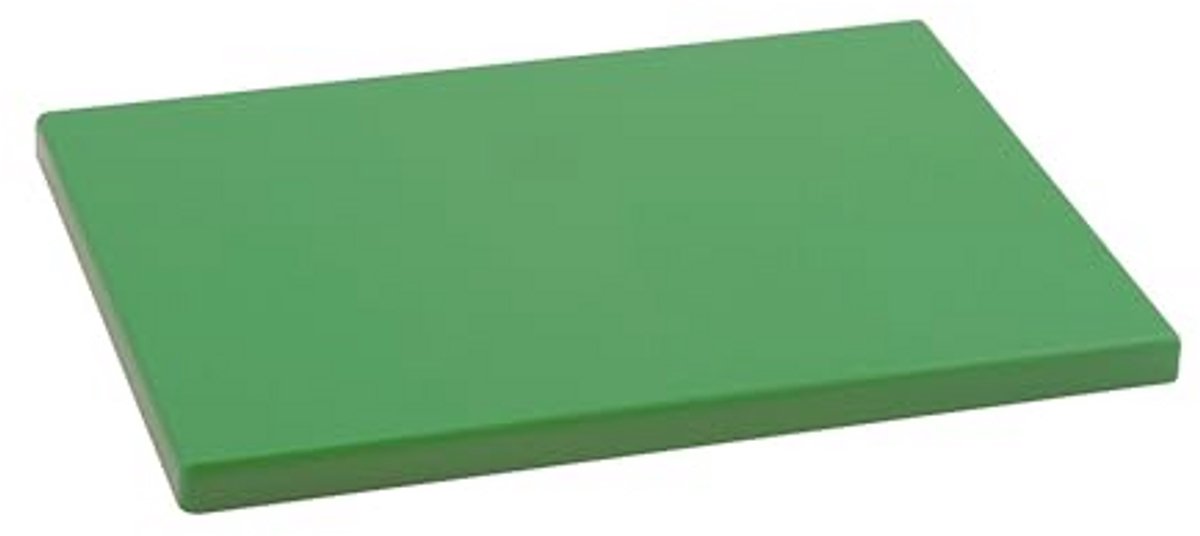 Professionele keukenplank van polyethyleen - 29 x 20 x 1,5 cm - Groen