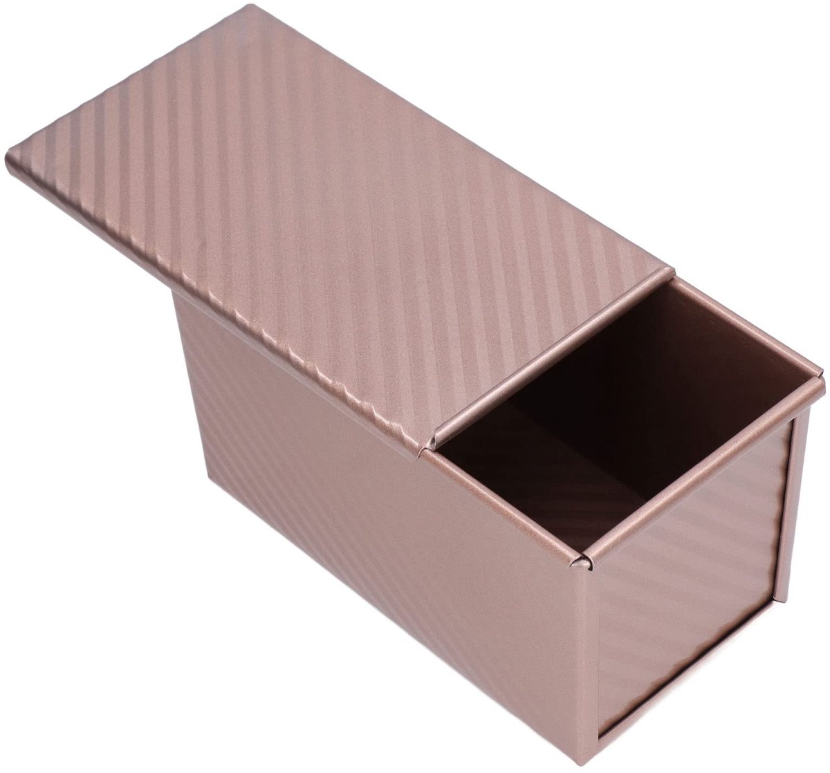 Broodpannen, Toastbroodvorm, Rechthoekige Toastbroodvorm, Koolstofstalen Antiaanbak Broodbakvorm, Brooddeegbakvorm voor Thuis, Keuken, Bakkerij, Taartgereedschap, 21,5 x 12 x 11,3 cm (Rozerood)