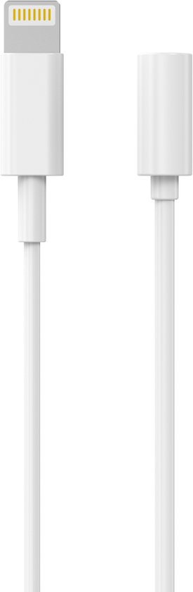 Sinox PRO 8-pins Lightning naar 3,5mm Jack adapter | 0,15 meter